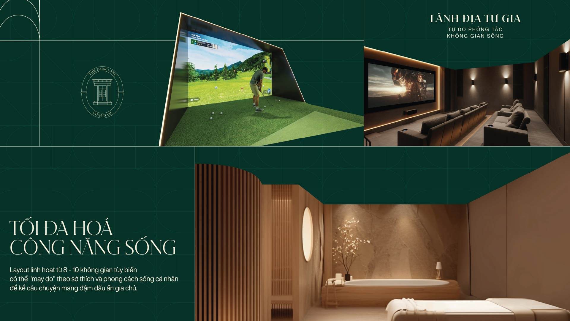 tiện ích dự án the park lane linh đàm